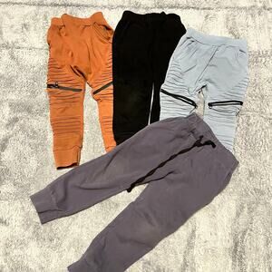 Posh Kiddos Pants Lot Kids Toddler 5 Street Punk Hogger Harem